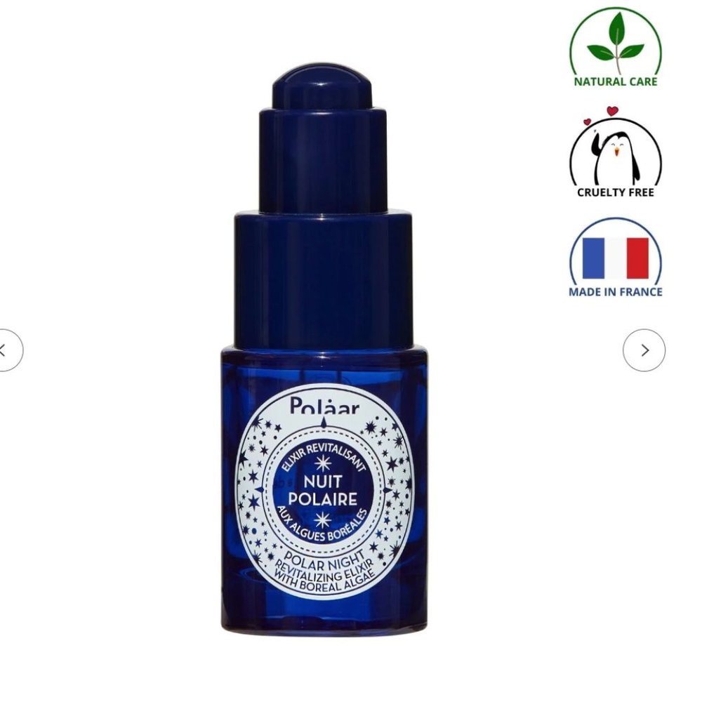 NEW UNOPENED Polaar Nuit Revitalizing Elixir, French Skincare,Boreal Algae Serum